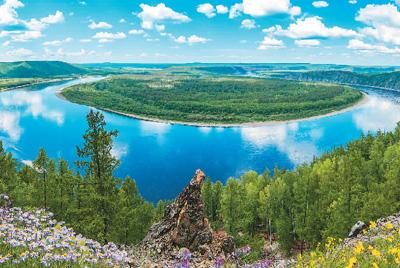 黑龙江，冰封雪锁的北国风情画卷